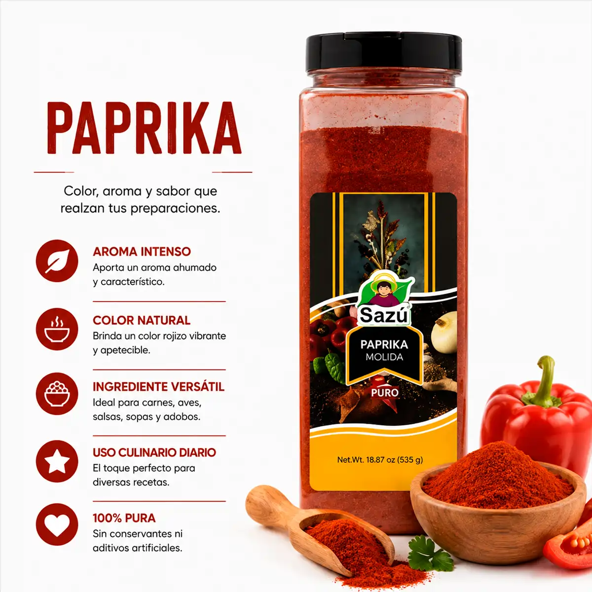 Paprika Sazú 450g