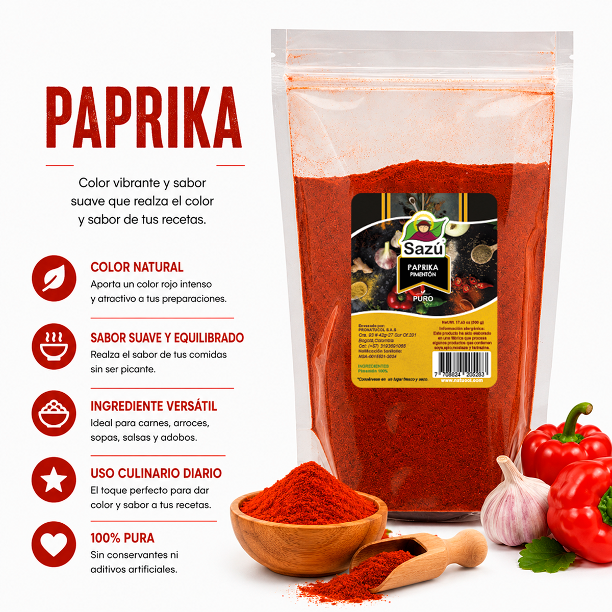 Paprika Sazú 500g - Image 3