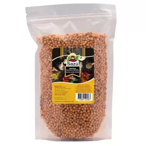 Pimienta Blanca Entera Sazú 500 gr en doypack, condimento natural ideal para moler al gusto y sazonar carnes blancas, salsas, sopas y platos gourmet.