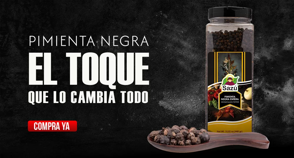 Pimienta Negra Entera Sazú