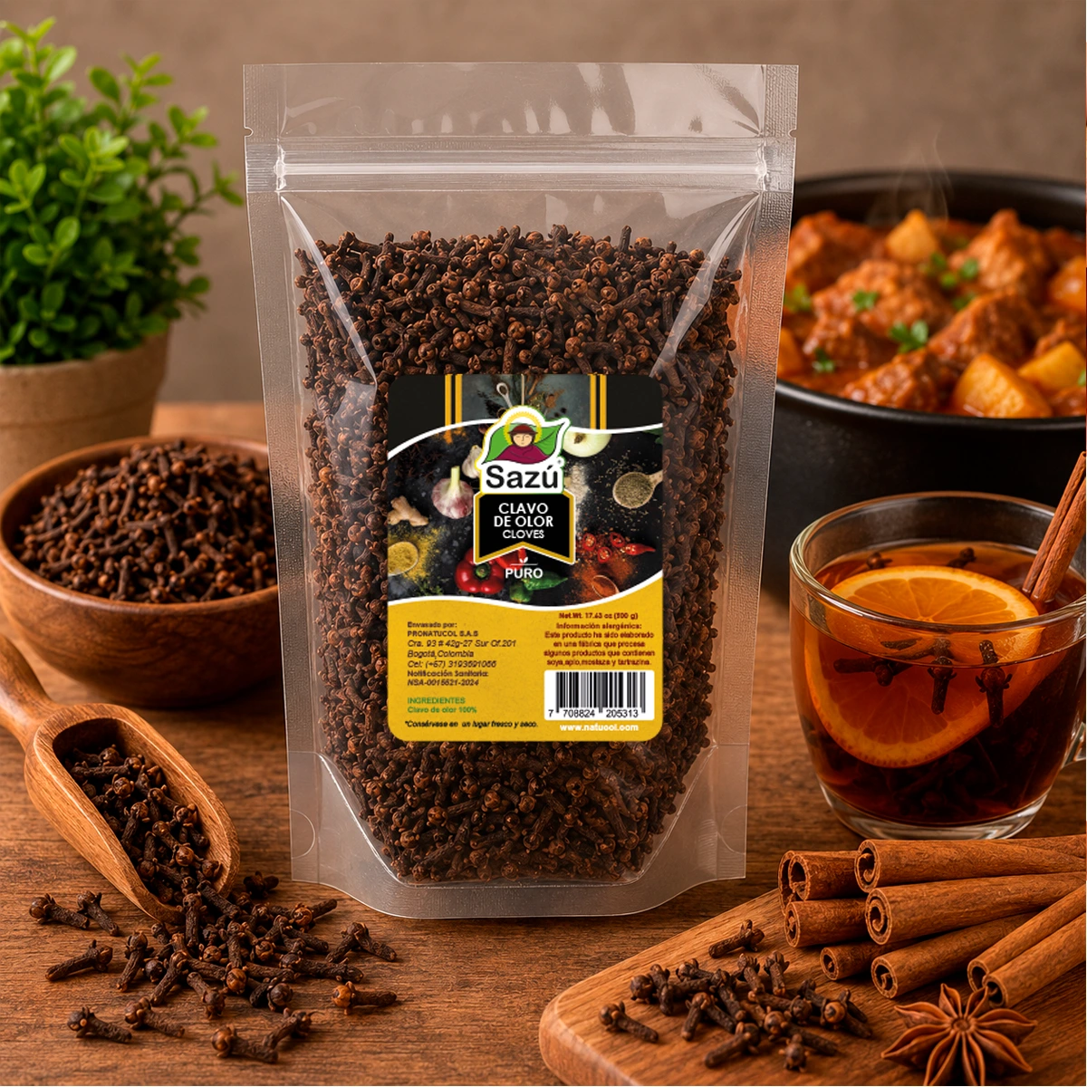 Clavo de Olor Sazú 500g
