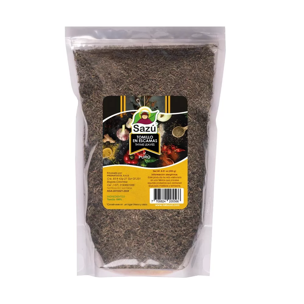 Tomillo en Escamas Sazú 250gr