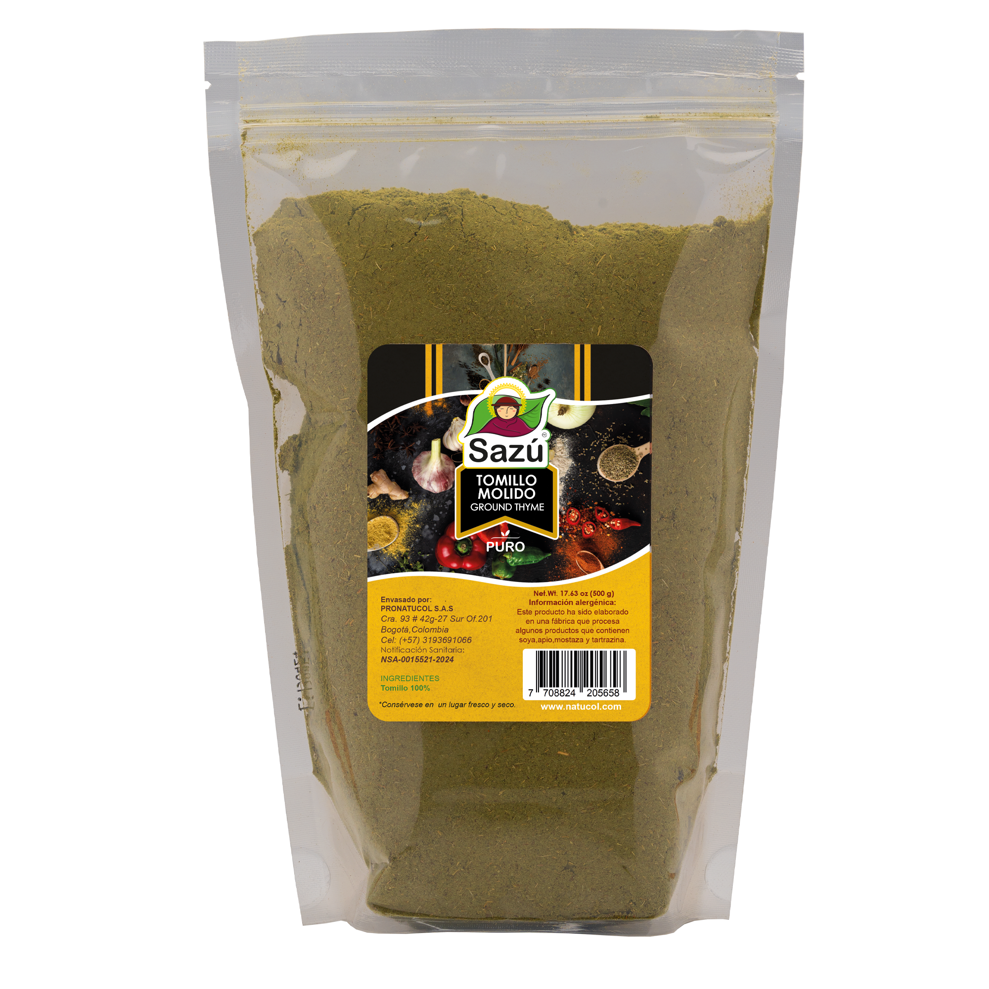 Tomillo Molido Sazú 500g