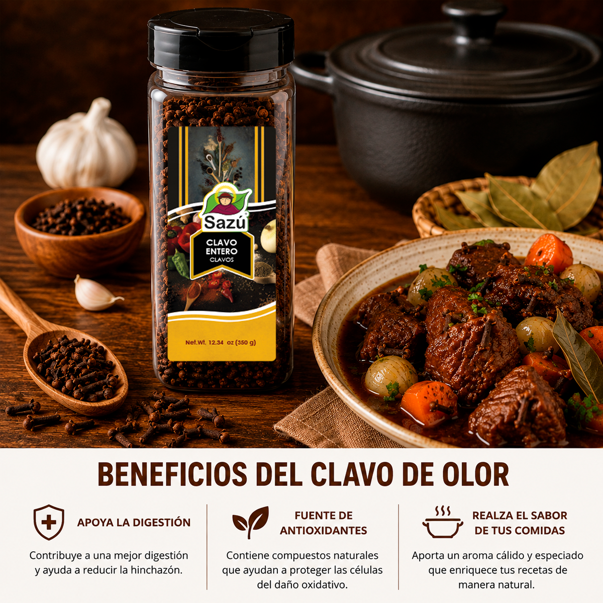 Clavo de Olor Sazú 330g