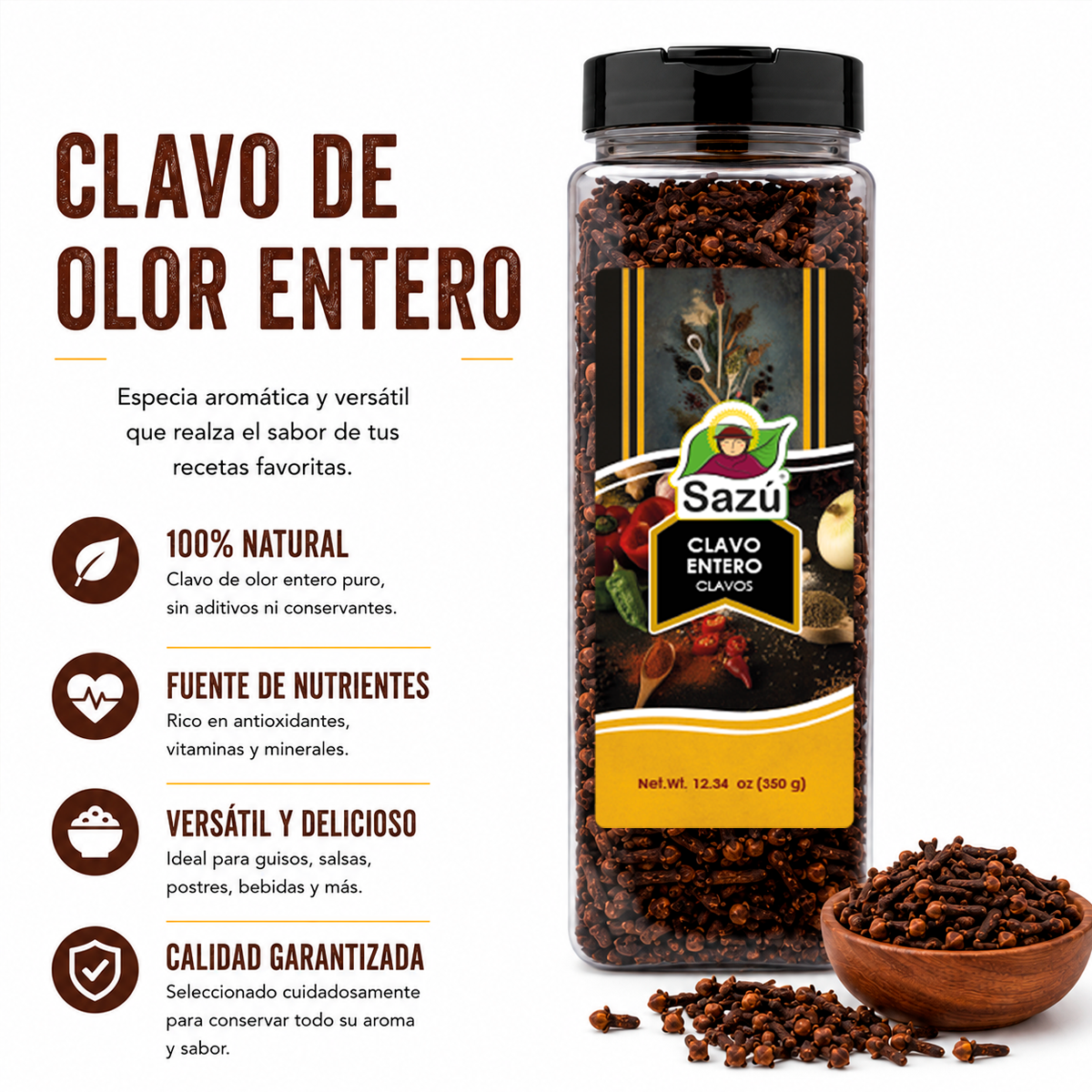 Clavo de Olor Sazú 330g