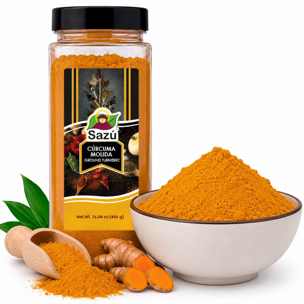 Cúrcuma Molida Sazú 455g