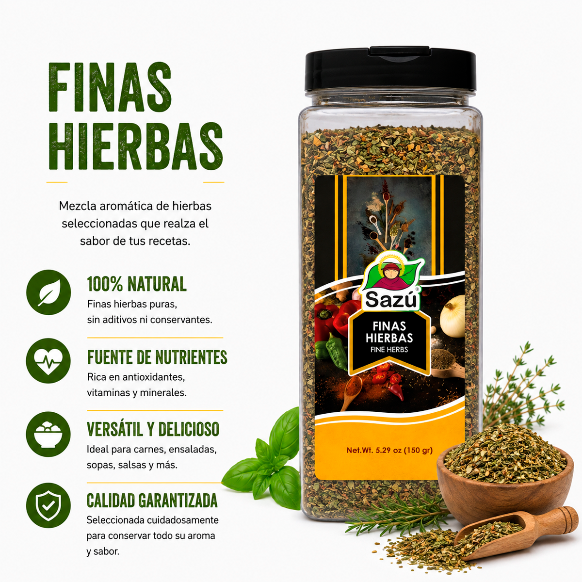 Finas Hierbas Sazú 150g