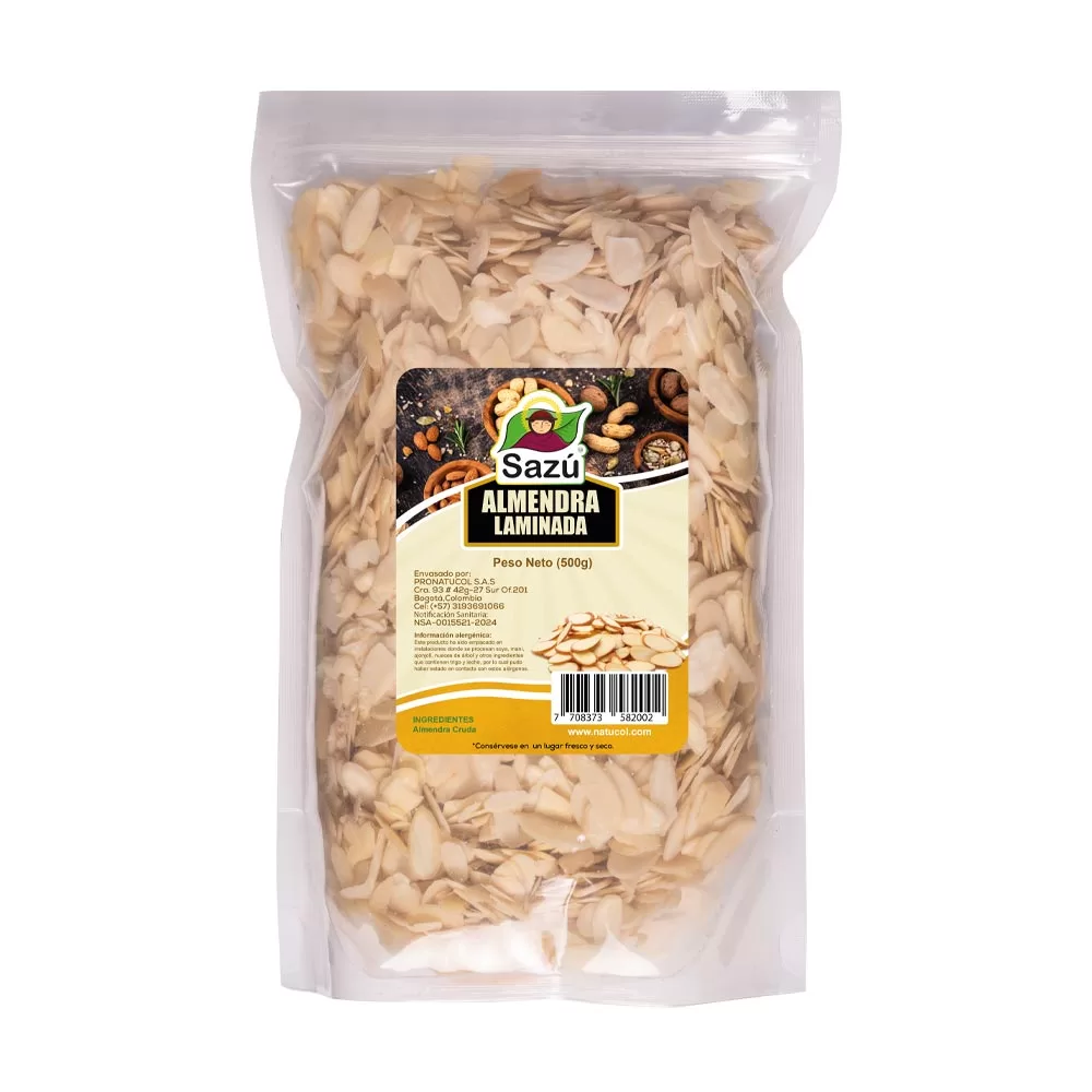 Almendra Laminada Sazú 500g