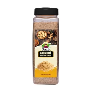 Ajonjolí Descortezado Sazú 500gr (Tarro Dosificador)